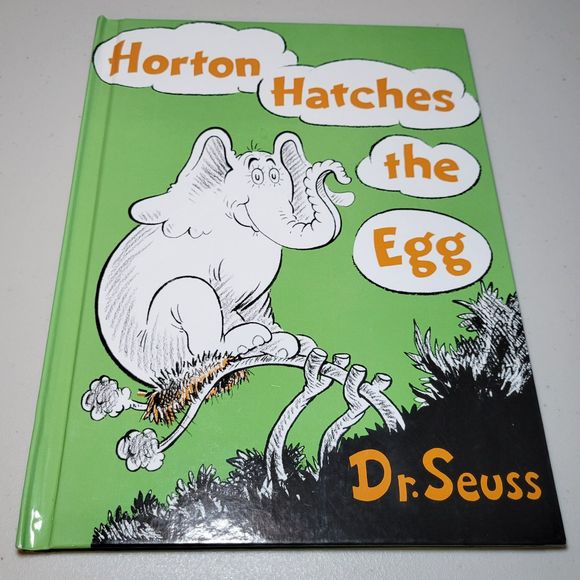 Dr. Seuss Horton Hatches‎ the Egg Hardcover Green ISBN 0-394-80077-X Pre-Owned - Picture 1 of 12